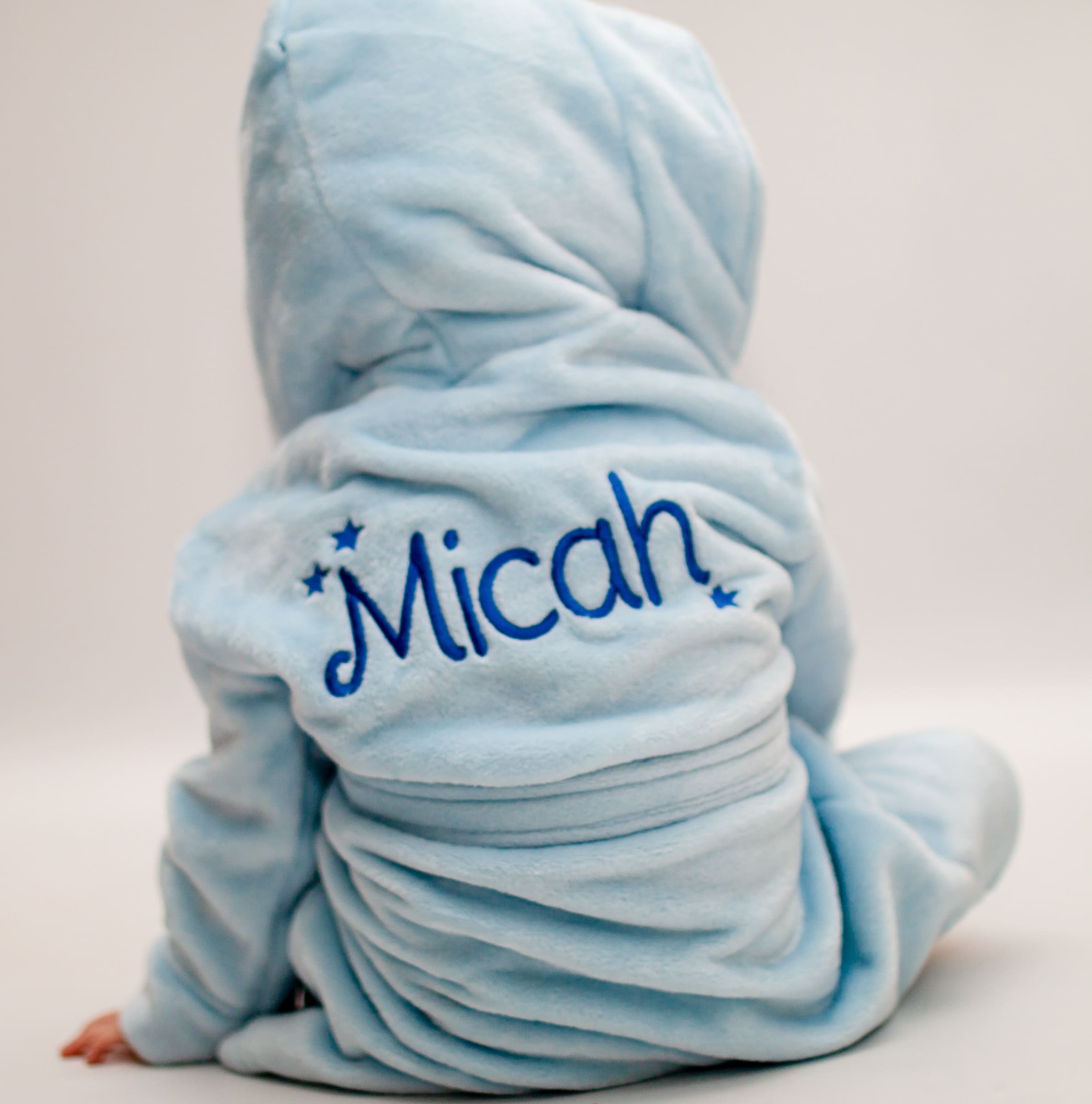 personalized baby dressing gown