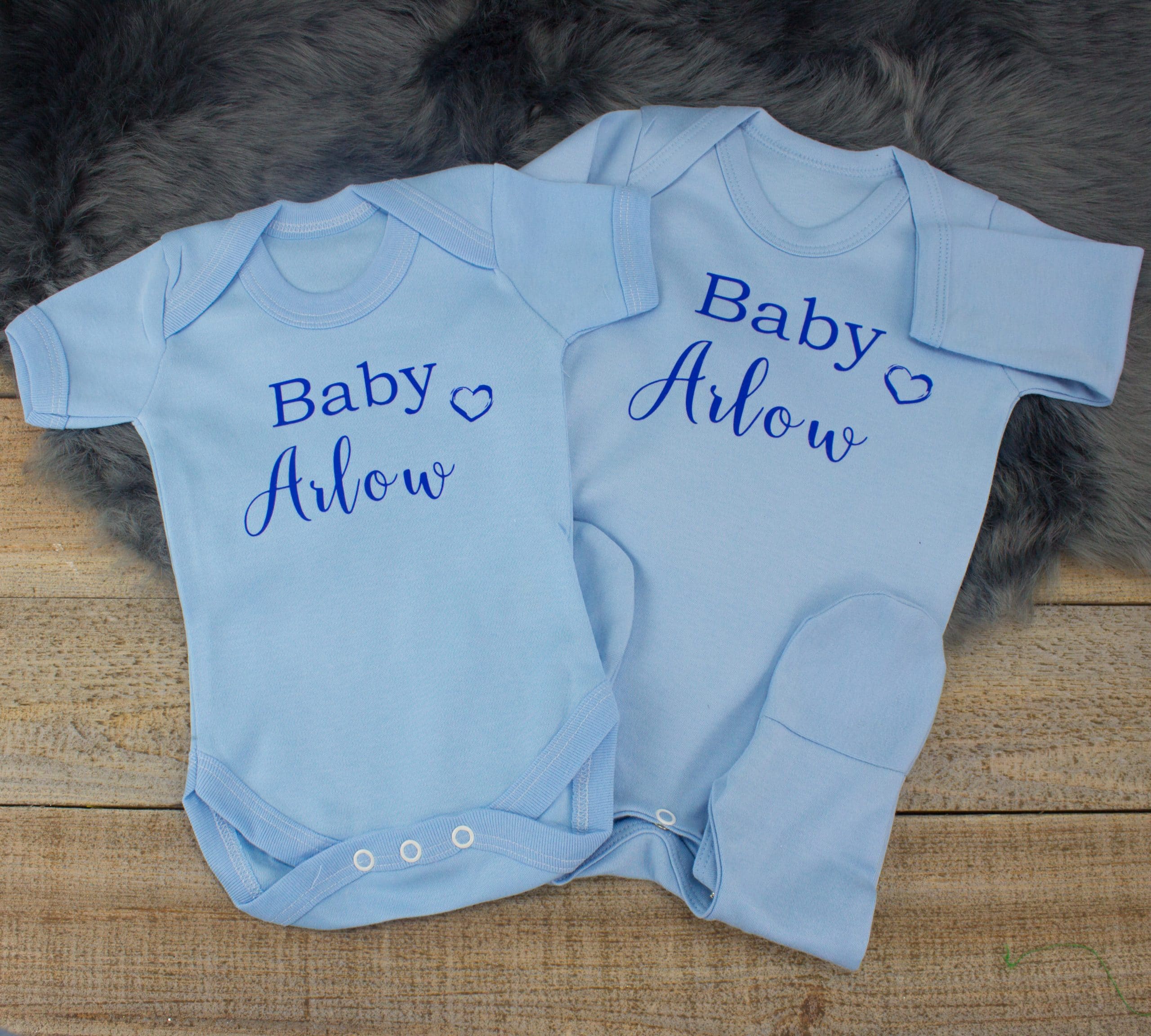 personalised baby clothes